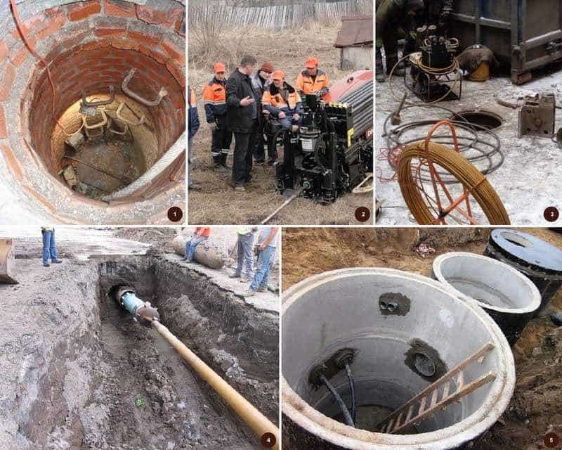 На фото изображена бестраншейная технология, методом ГНБ - 6