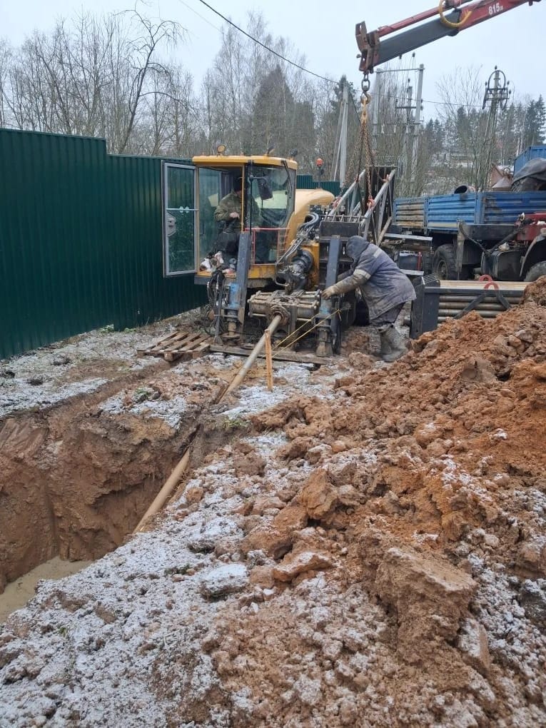 ГНБ прокол (бурение) в Истре.