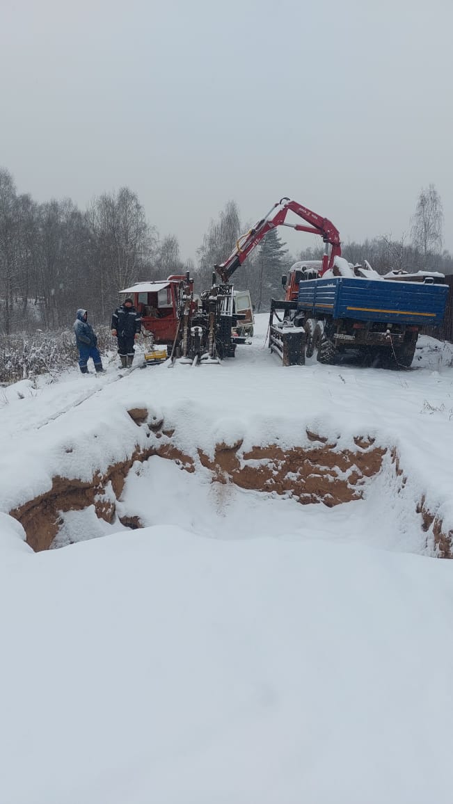 Строительство водопровода методом горизонтально направленного бурения (Услуга ГНБ, ГНБ прокол) в Московской области г. Одинцово.