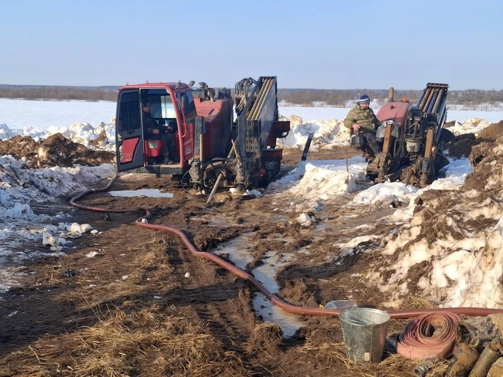 ГНБ (Горизонтально направленное бурение) проколы в Раменском муниципальном округе для газификации поселка