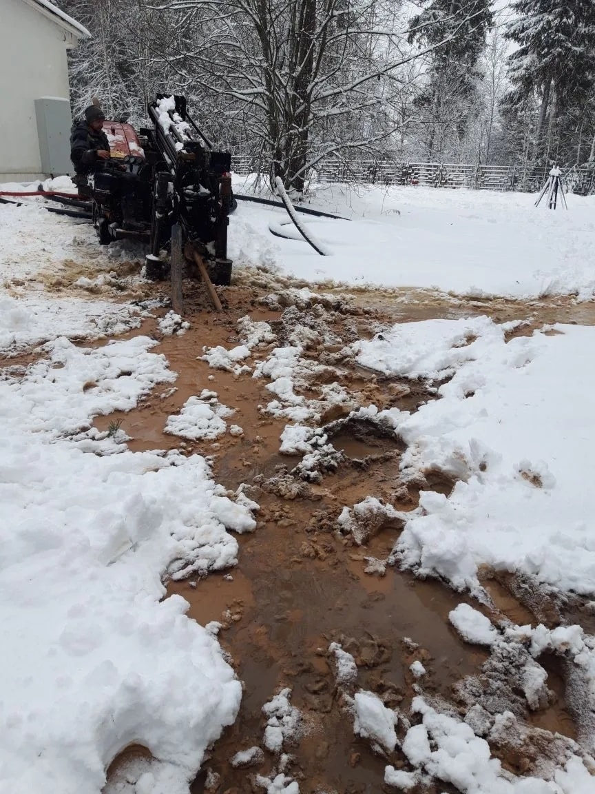 ГНБ (Горизонтально направленное бурение) проколы в Раменском муниципальном округе для газификации поселка