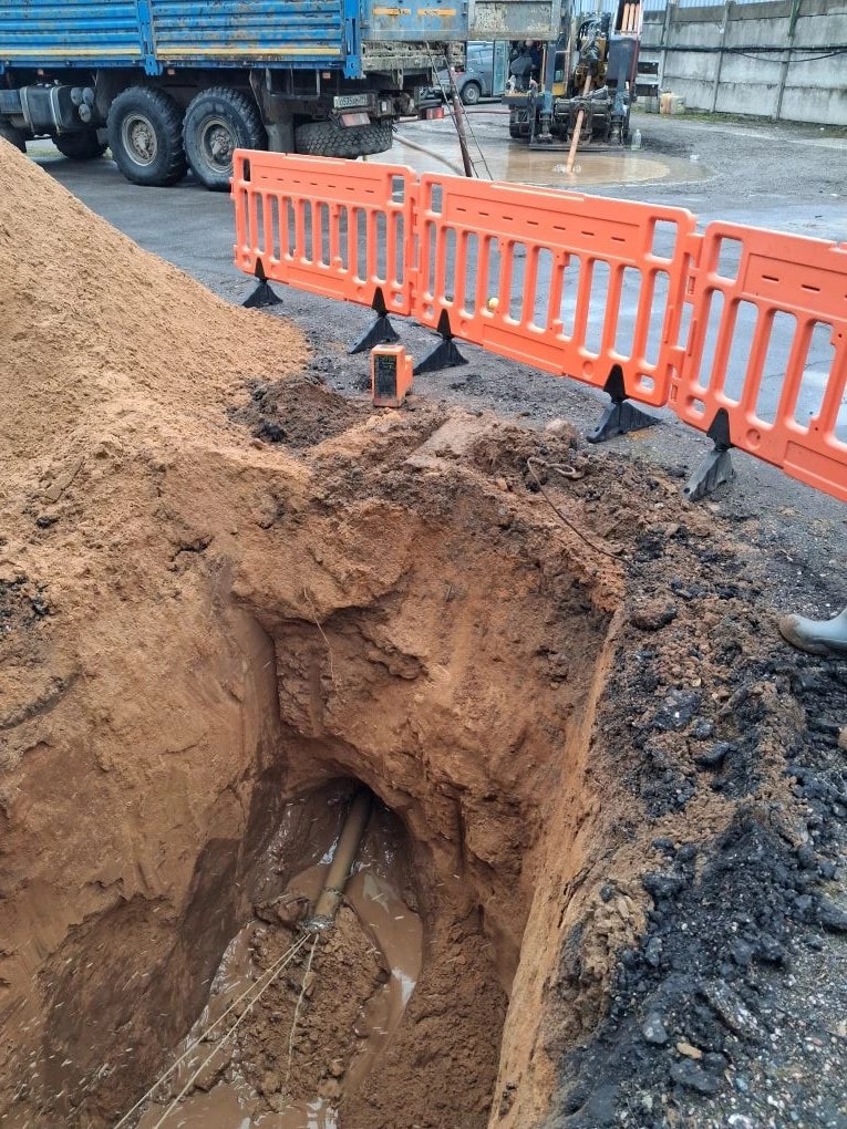 ГНБ проколы под дорогой в Томилино были выполнены согласно проектной документации в оговоренный срок.